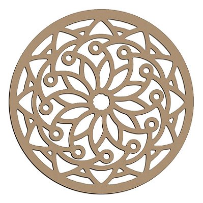 Mandala de Mdf Aqua - Mand-049