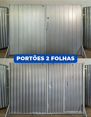 PORTÕES DE ABRIR EM DUAS FOLHAS
