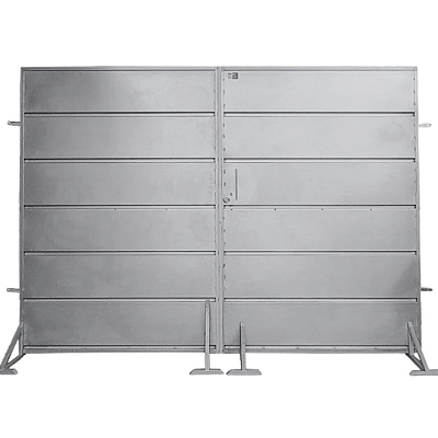 Portão Frisado Duas Folhas Iguais