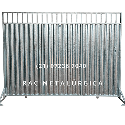 Portão Correr Grade Superior Sem Social