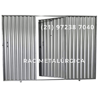 Portão de Correr Garagem Com Social