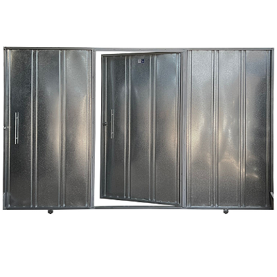 Portão de Correr Friso Duplo Acoplado