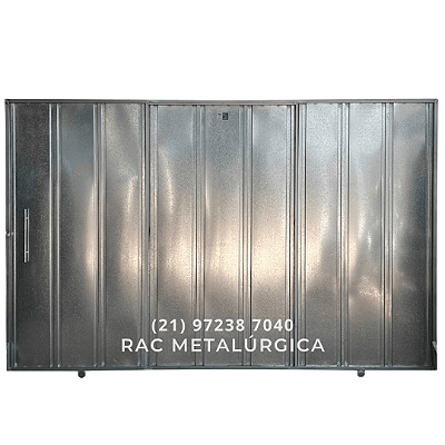 Portão de Correr Friso Duplo Sem Social