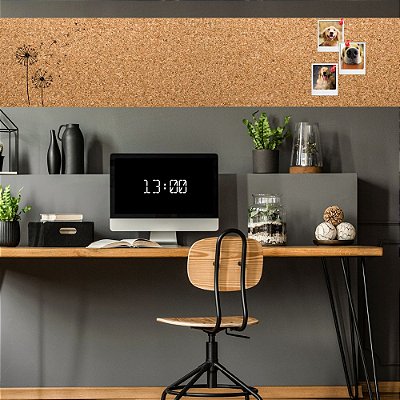 Mural Cortiça Personalizado 120x45cm