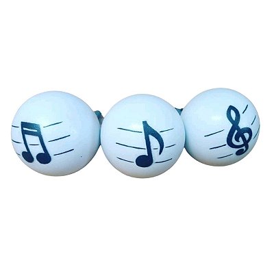 Cabideiro bola de sinuca notas musicais