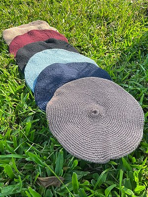 BOINA ARTESANAL EM CROCHÊ