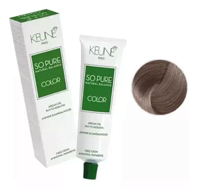 KEUNE TINTA SO PURE COR 7.22 LOURO MÉDIO PÉROLA INTENSO 60ML