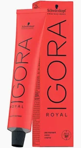 SCHWARZKOPF IGORA ROYAL 5-88 COLORAÇÃO PERMANENTE CASTANHO CLARO VERMELHO EXTRA 60G