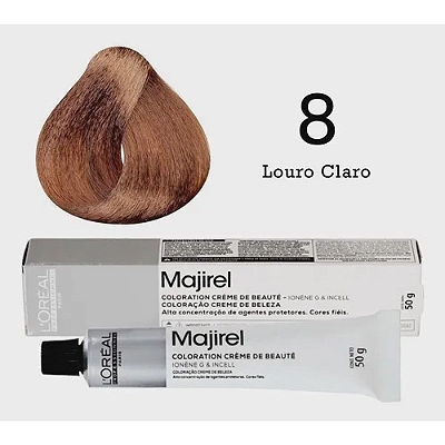 L'ORÉAL PROFESSIONNEL COLORAÇÃO MAJIREL 8 - LOURO CLARO