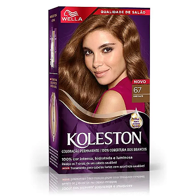 KOLESTON TINTA DE CABELO CHOCOLATE 67 COLEÇÃO NOITES ILUMINADAS/ 55g