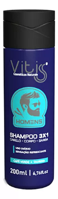 VITISS SHAMPOO HOMENS 3X1 200ML