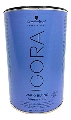 IGORA PÓ DESCOLORANTE SCHWARZKOPF VARIO BLOND SUPER PLUS-450G