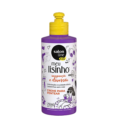 SALON LINE  MEU LISINHO KIDS-CREME PARA PENTEAR- 250 ML