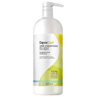DEVA CURL ONE  CONDITION DELIGHT CONDICIONADOR SUAVE 1 LITRO