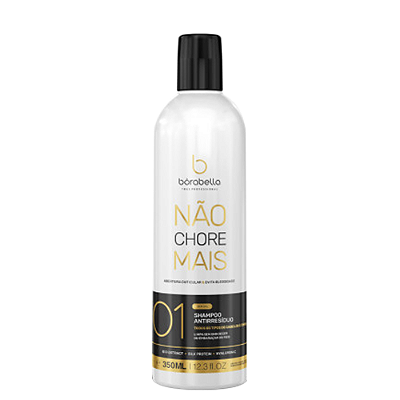 Shampoo Anti Resíduos 350ml Abre Cutículas Não Chore Mais Borabella