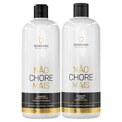 Kit Shampoo + Progressiva Não Chore Mais 1l Borabella