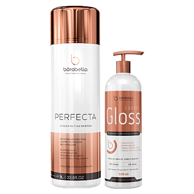 Progressiva Perfecta 1l + Cauter Gloss 500ml Borabella