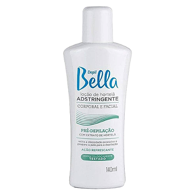 Loção Pré-Depilação Adstringente de Hortelã 140ml Depil Bella