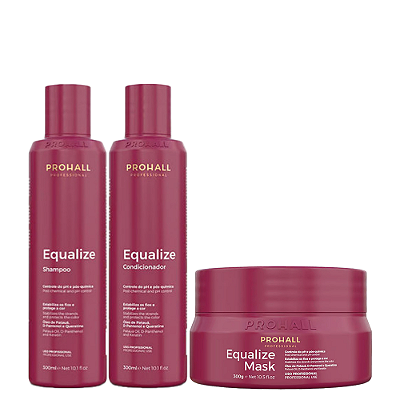 Kit Reconstrutor Neutralizante Equalize Máscara 300g Prohall