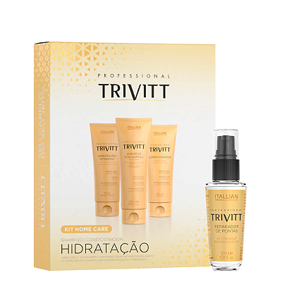 Kit Home Care Hidratração Intensa + Reparador de Pontas Trivitt