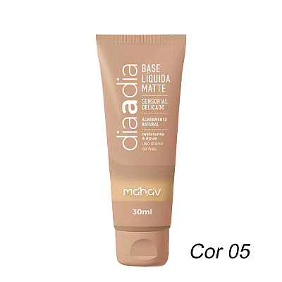 Base Líquida Matte Dia a Dia Cor 05 Mahav