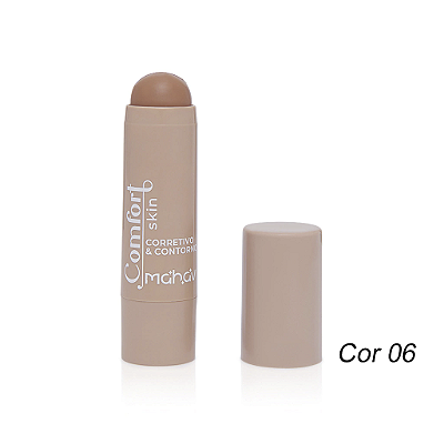Corretivo e Contorno Stick Comfort Skin Cor 06 Mahav
