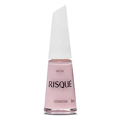 Esmalte Coleção Essencial Cor Rosa Natural Condessa 8ml Risque