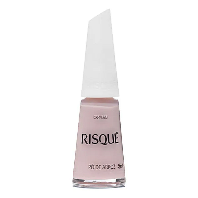 Esmalte Coleção Essencial Cor Nude Cremoso Pó De Arroz 8ml Risque