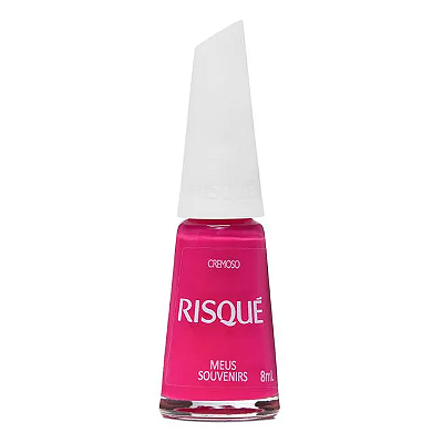 Esmalte Coleção Essencial Cor Rosa Cremoso Meus Souvenirs 8ml Risque