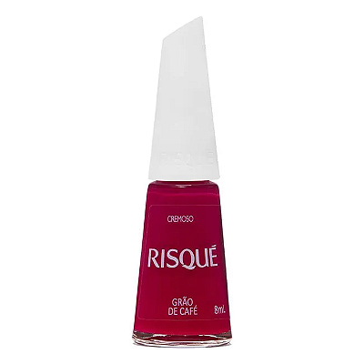 Esmalte Coleção Essencial Cor Rosa Cremoso Grão de Café 8ml Risque