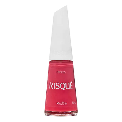 Esmalte Coleção Essencial Cor Rosa Malícia Cremoso 8ml Risque