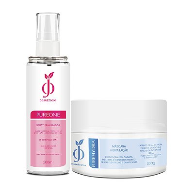 Kit Leave-in PureOne+ Máscara Hidratação PureHydra - OJ Cosméticos