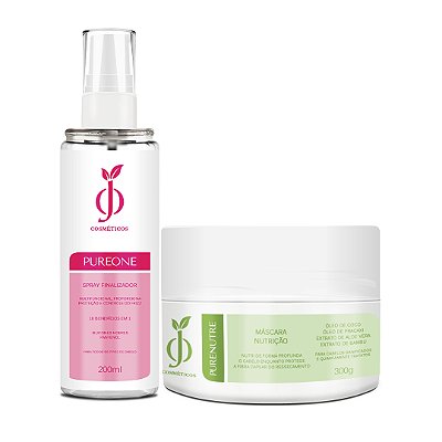 Kit Leave-in PureOne+ Máscara Nutrição PureNutre - OJ Cosméticos