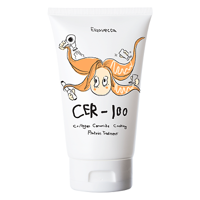 Elizavecca CER-100 Tratamento de Cerâmicas e Colágeno - Para cabelos Danificados 100ml