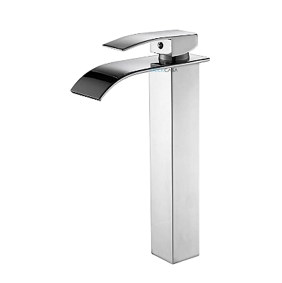 Torneira para banheiro tipo monocomando cascata slim alta