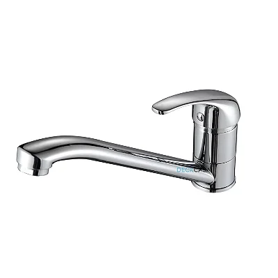 Torneira monocomando para cozinha bancada cromada