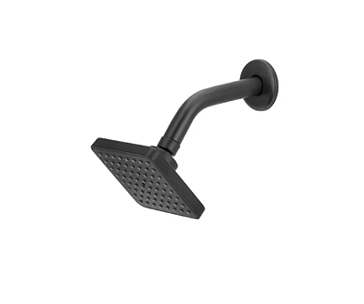 Ducha chuveiro articulado quadrado black