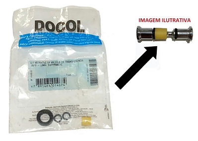 12990900 - Kit vedantes da valvula de transferencia - linha duchamatic Docol