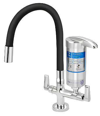 Torneira de mesa emborrachada com filtro - Clock