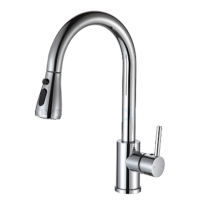 Torneira para cozinha tipo monocomando extraível cromada