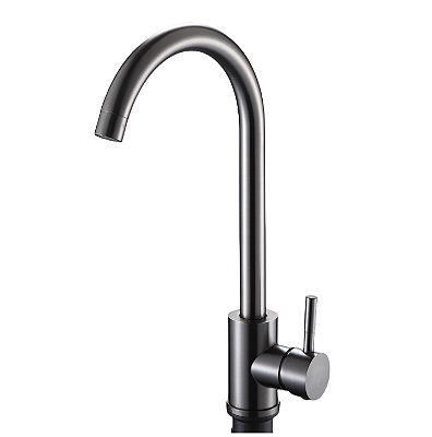 Torneira para cozinha monocomando chumbo escovado