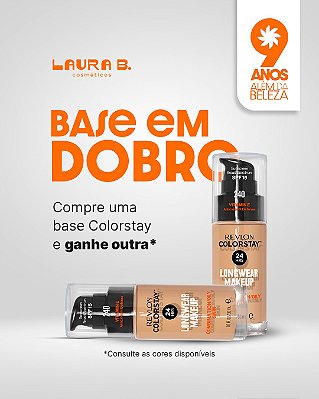 Base Revlon Colorstay Oily Skin 400 caramel 30ml(Compre e Ganhe+1Base Revlon Colorstay Oily Skin 400 caramel 30ml)