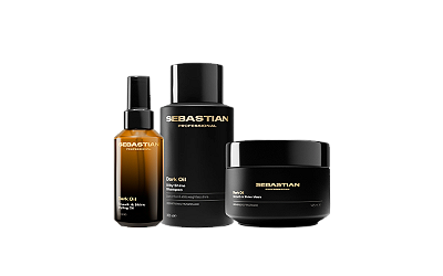 Kit Wella Sebastian Dark Oil Shampoo280ML+Máscara 145ML + Dark Óleo 30ML