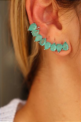 BRINCO EARCUFF FESTA VERDE