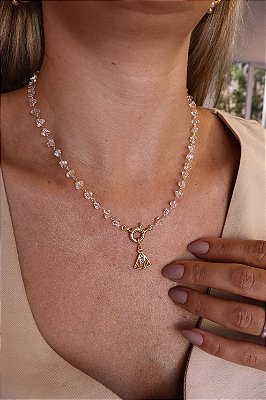 Colar Cristal Ns. Senhora