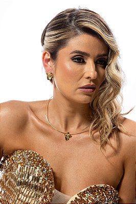 Conjunto de Flor Bicolor