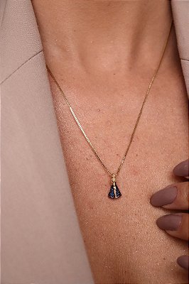 Colar Nossa Senhora Aparecida com Zircônia