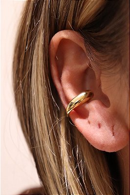 Piercing Banhado Ouro 18K com Design Orgânico