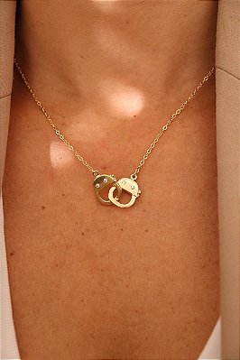 Colar Algema Virginia Banhado a Ouro 18k