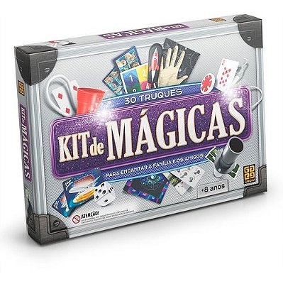 Brinquedo Jogo Kit De Mágicas 30 Truques Grow